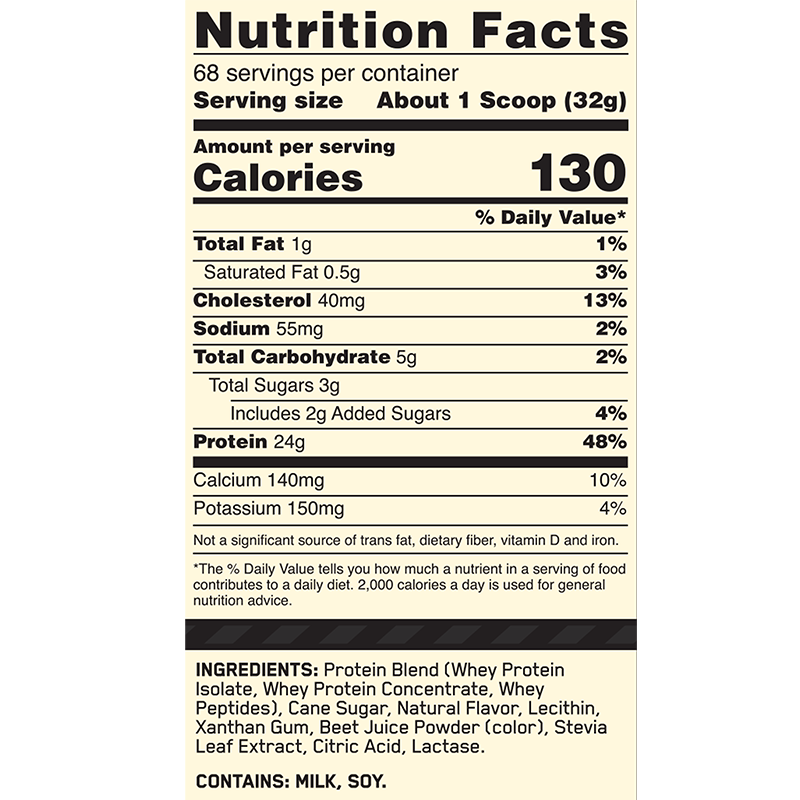 GOLD STANDARD NATURAL 100% WHEY BY OPTIMUM NUTRITION