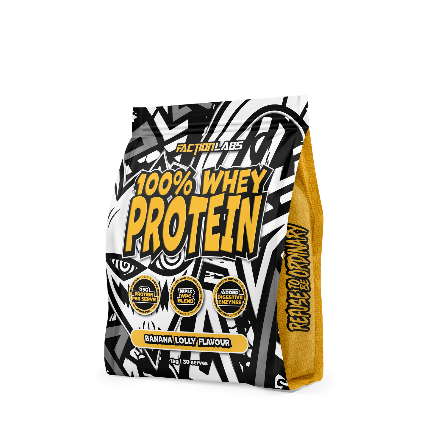 100% WHEY PROTEIN BY FACTION LABS